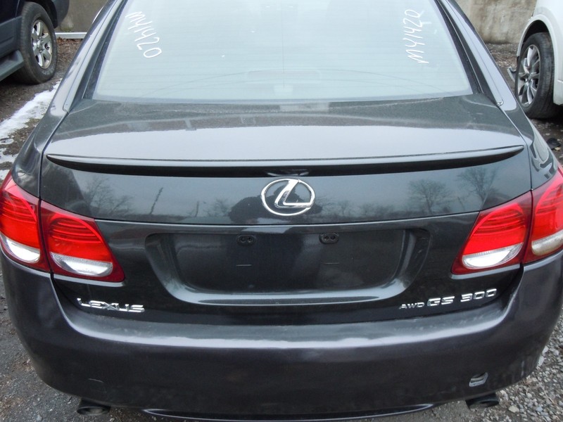 2006 06 Lexus GS300 Rear Trunk Deck Lid W/ Spoiler W/O Park Assist OEM 1E0