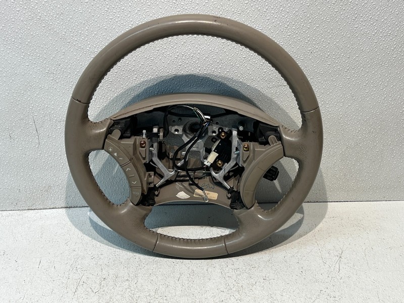 04-10 Toyota Sienna Leather Steering Wheel With Volume Control Tan OEM