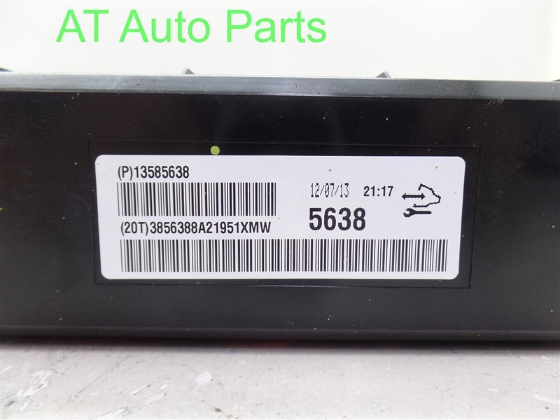 2013 TERRAIN EQUINOX ELECTRONIC TEMPERATURE CONTROL MODULE 13585638