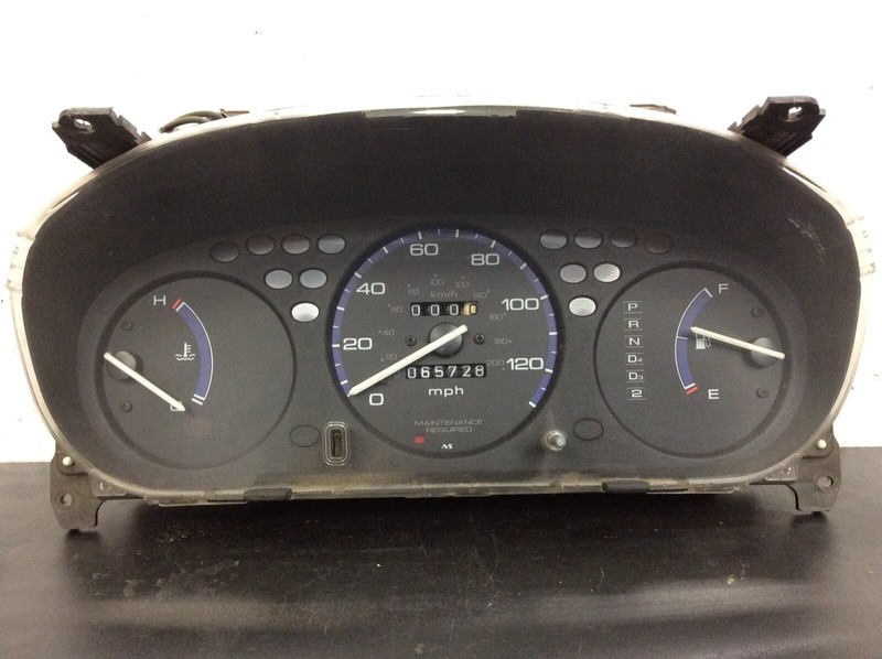96-00 Civic DX AT Instrument Cluster Speedo Tacho Meter Gauges 65k Used OEM