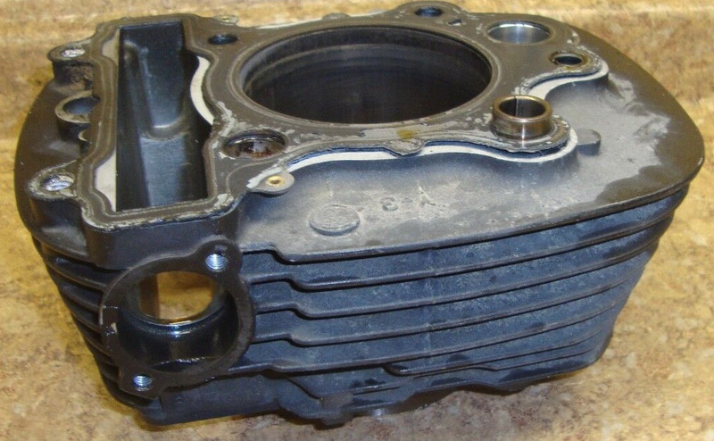 2007 Yamaha XVS650 XVS 650 A V Star Engine Front Cylinder Jug Barrel Motor Vstar