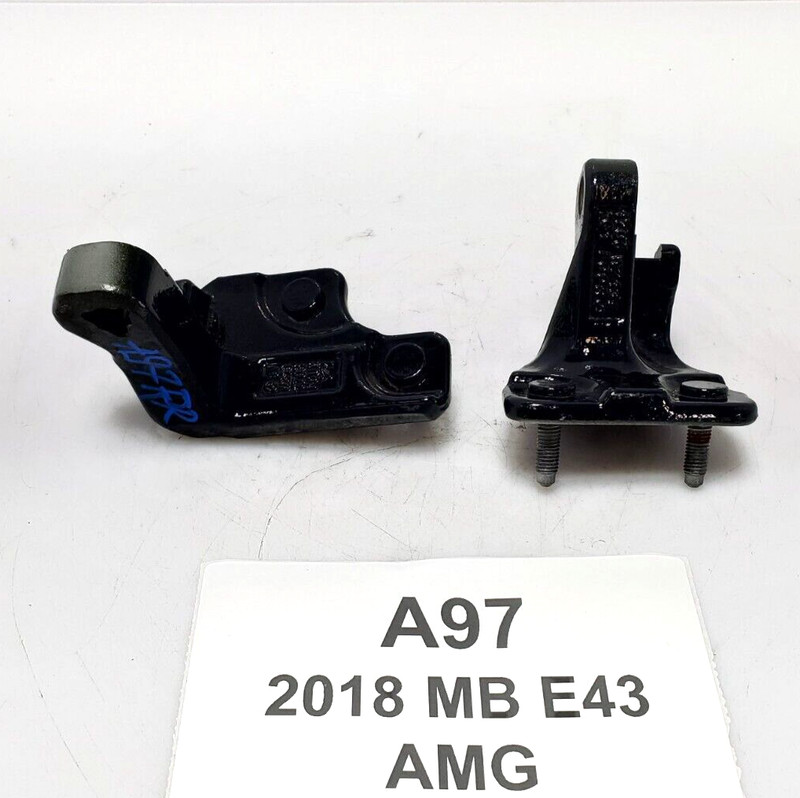 ✅ 17-23 OEM Mercedes W213 E400 Rear Right Side Door Upper Lower Hinges Set Of 2