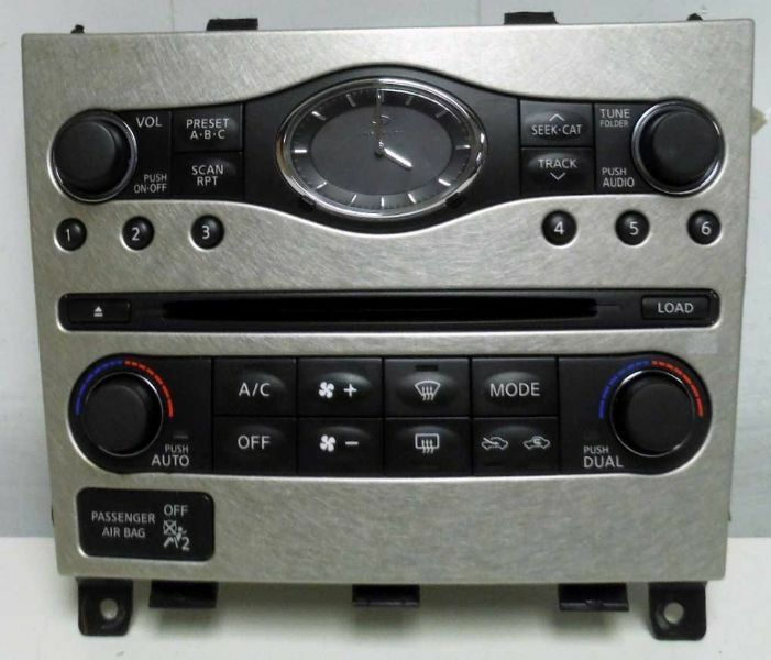 07 INFINITI G35 AUDIO EQUIPMENT 147777