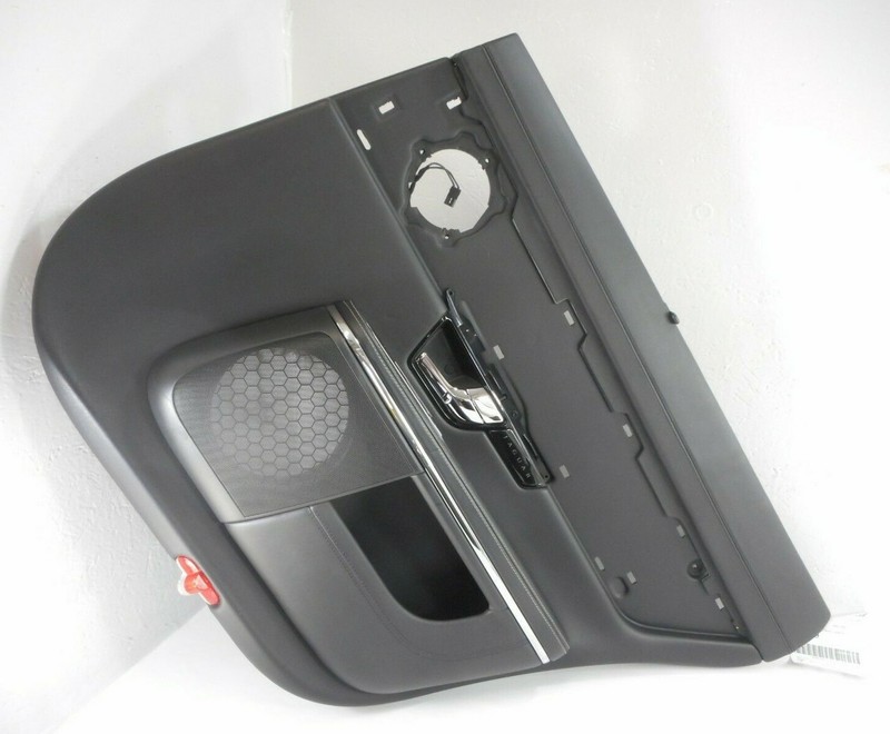 11 Jaguar XJL Rear Driver Left Interior Door Trim Panel OEM Black
