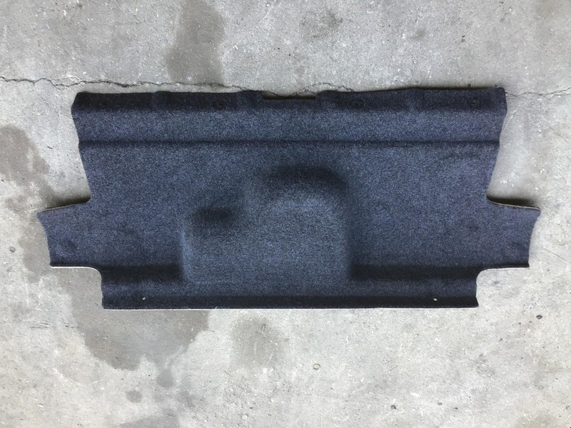 11-12 Fisker Karma 2012 Rear Trunk Spare Tire Trim Cover Panel Liner :Y