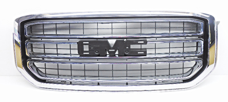 OEM Grille For 2015-20 GMC Yukon SLE SLT Chrome 22936421 Tab Missing, Scratches