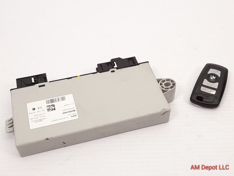 2011 BMW 535i 528i 550i F10 CAS 4 Control Module w Matching Key Fob 61356809374