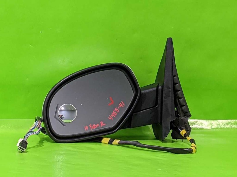 09-14 YUKON XL DRIVER LEFT SIDE VIEW MIRROR W/SIGNAL WHITE OEM 4455-41