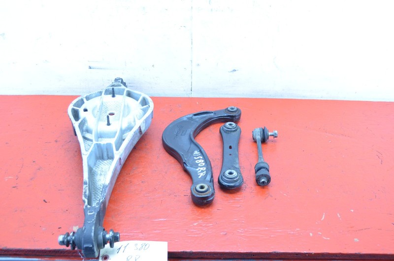 07-11 VOLVO S80 FWD REAR RIGHT PASSENGER CONTROL ARM SET OF 4 ITEMS OEM