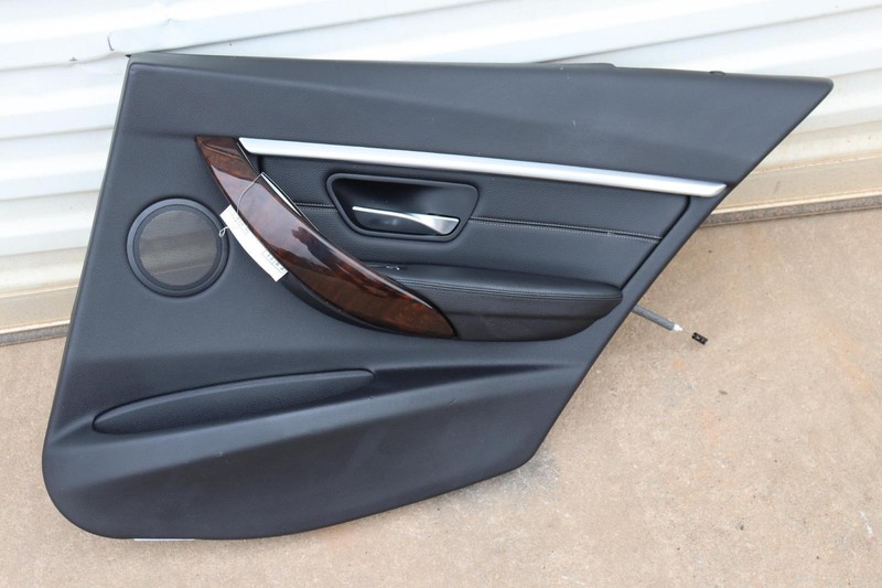2012-2018 BMW 328I F30 REAR RIGHT PASSENGER SIDE DOOR PANEL TRIM COVER BLACK OEM