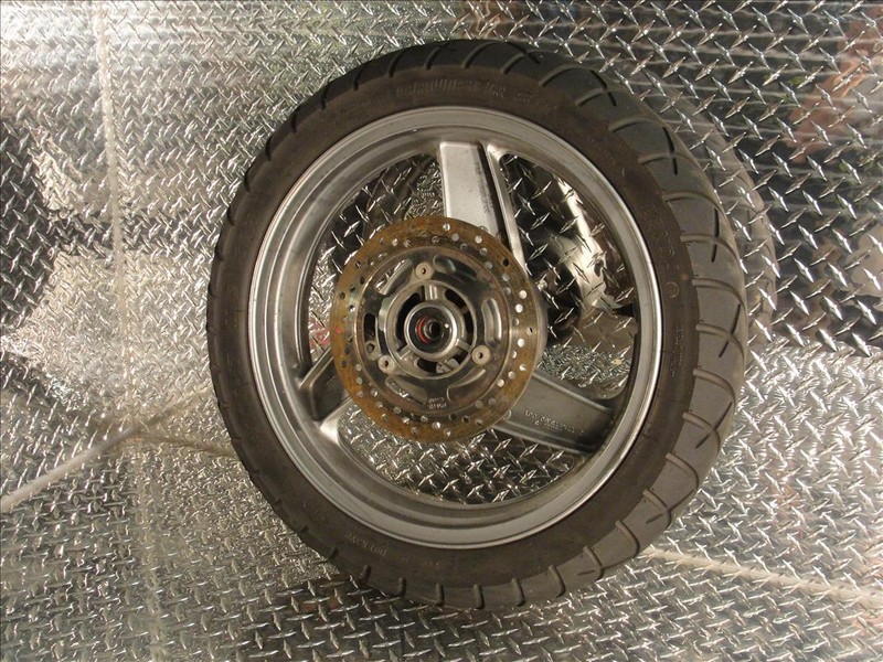 2003 KAWASAKI EX 500 D REAR WHEEL RIM BEARING TIRE BRAKE ROTOR DISC EX500 03