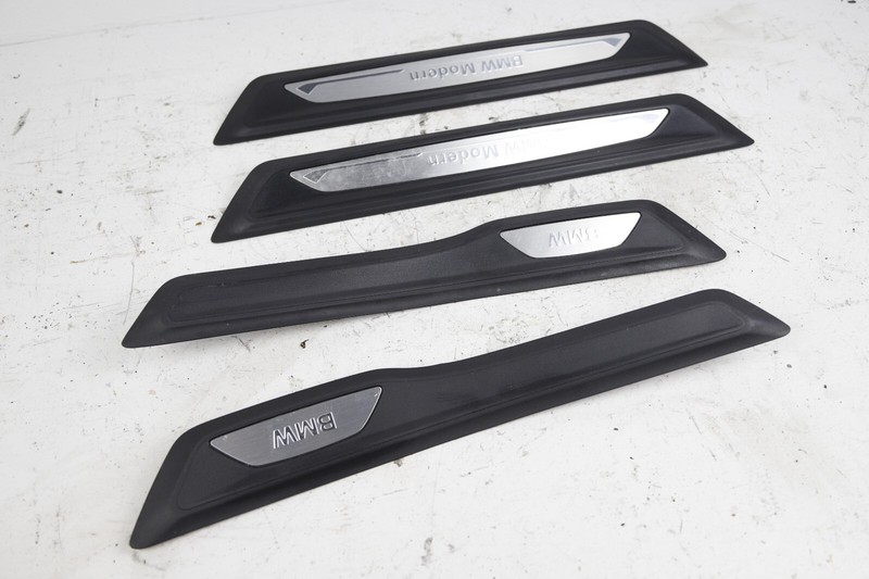 12-18 BMW F30 320I 328I 335I LUXURY LINE DOOR SILL SCUFF PLATE TRIM PANEL SET