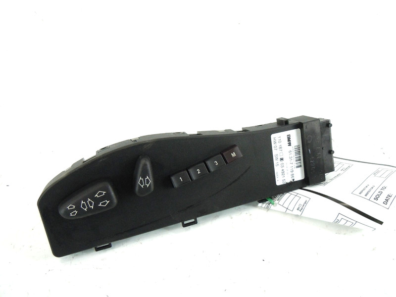 2006 06 BMW X5 Front Seat Adjust Control Switch Driver Left OEM