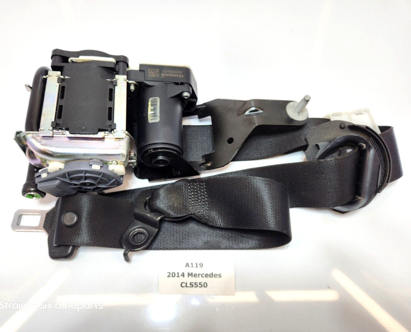 ✅ 13-18 OEM Mercedes W218 CLS550 Front Driver Side Seat Belt Seatbelt Retractor