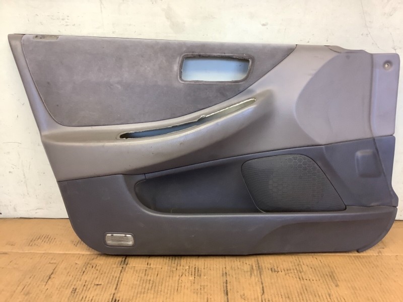 01-02 Accord 4Dr LX L4 Sedan Left Front Door Interior Panel Lining Gray Used OEM