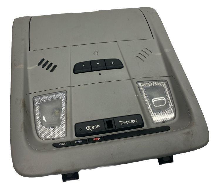 Chevy Equinox overhead console 18 22 doom light gray garage opener OEM 84610655