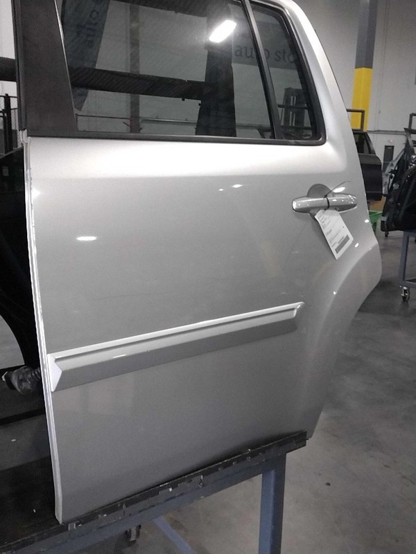 2010 Honda Pilot Left Rear Door Silver 487688 134k Miles Used OEM Parts