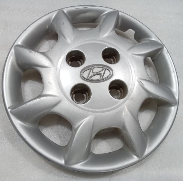 1998-2000 Hyundai Elantra 14" Wheel Cover 55541 B Hubcap OEM Silver 5296029430