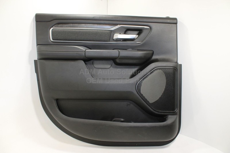 2019-2025 RAM 1500 5th Gen Rear Lert Side Door Panel Trim / Black OEM (SCRATCH)