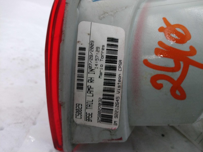 2010 Chevrolet Camaro Left Tail Light Assembly Red OEM 473371 Used 120K Mi