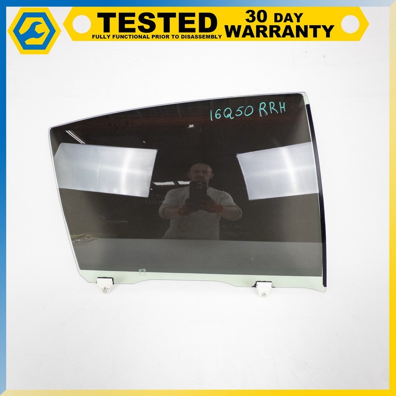 14-24 INFINITI Q50 REAR RIGHT PASSENGER SIDE DOOR WINDOW GLASS OEM