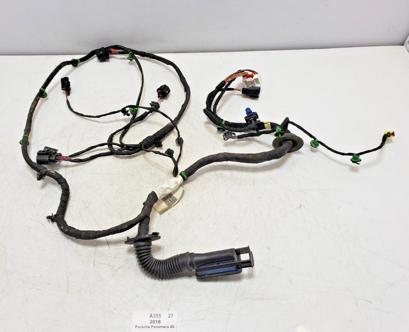 ✅ 17-23 OEM Porsche Panamera 4S 971 Front Right Passenger Door Wiring Harness