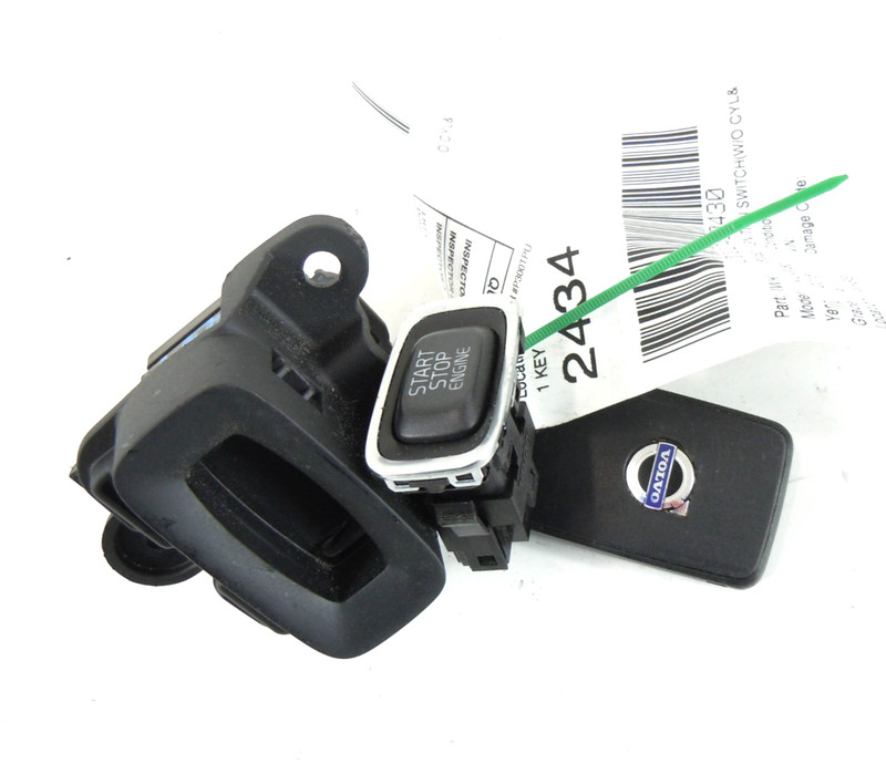 2015-2018 Volvo V60 Ignition Start Stop Control Switch W/ Key Fob OEM