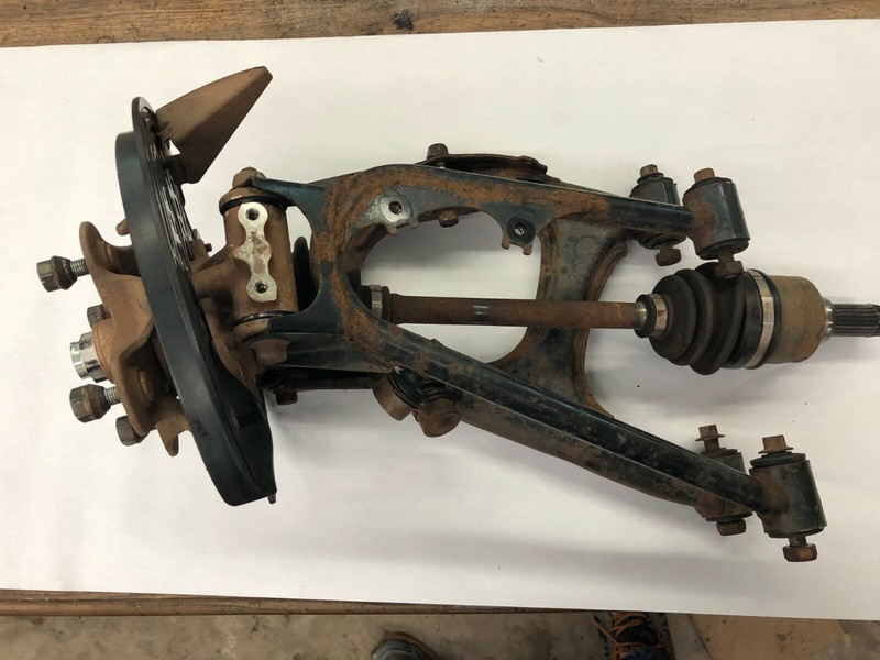 Yamaha ATV Grizzly 700 Right Rear A-arm & Hub assy 2007+ model1HP-F217N-00-00