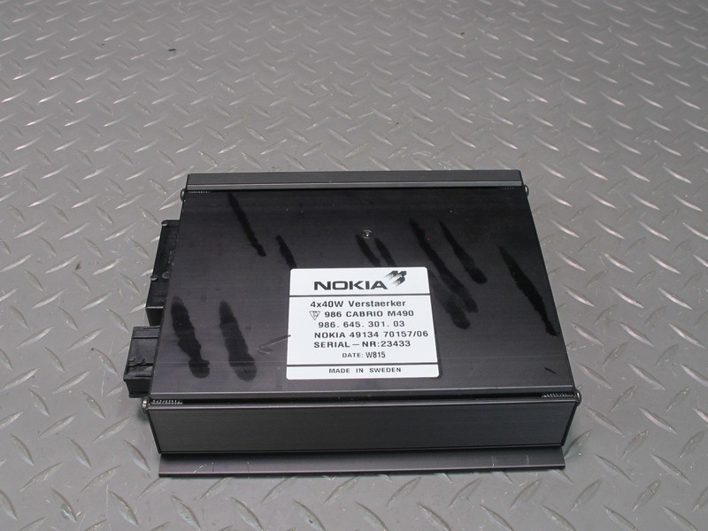 1997-2004 PORSCHE BOXSTER 986 NOKIA RADIO AUDIO AMPLIFIER AMP 98664530103