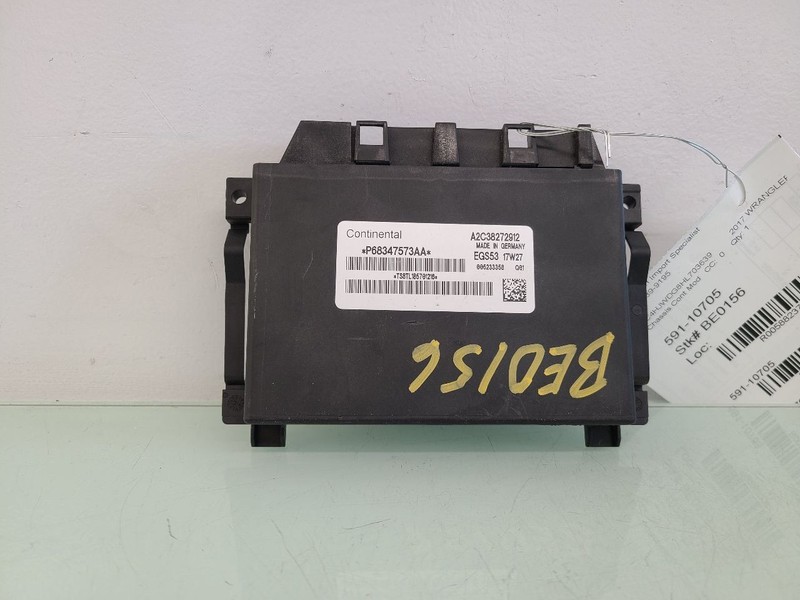 Chassis ECM Transmission VIN W 6th Digit Jk Body Fits 17-18 WRANGLER 588237