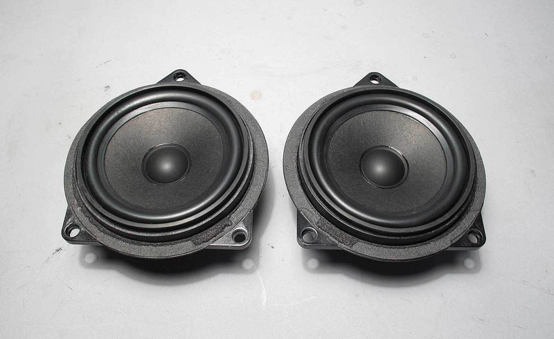BMW 2004-2013 3-Series 1-Series HiFi Front Door Rear Side Mid Speaker Pair OEM