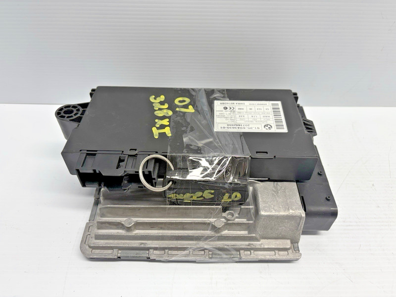 2007 BMW 328i Engine computer ignition switch key ECM ECU DME CAS3 7576297 E90