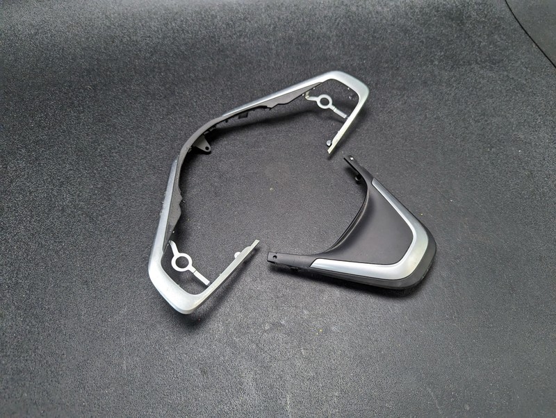 2PC Steering Wheel Switch Bezel & Lower Trim Cover 2022 BMW X1 2016 2017- 2021 X
