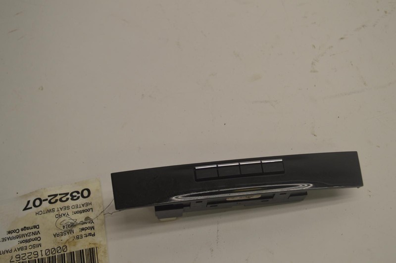 2014-2017 MASERATI QUATTROPORTE DASHBOARD HEATED HEATER SEAT SWITCH OEM