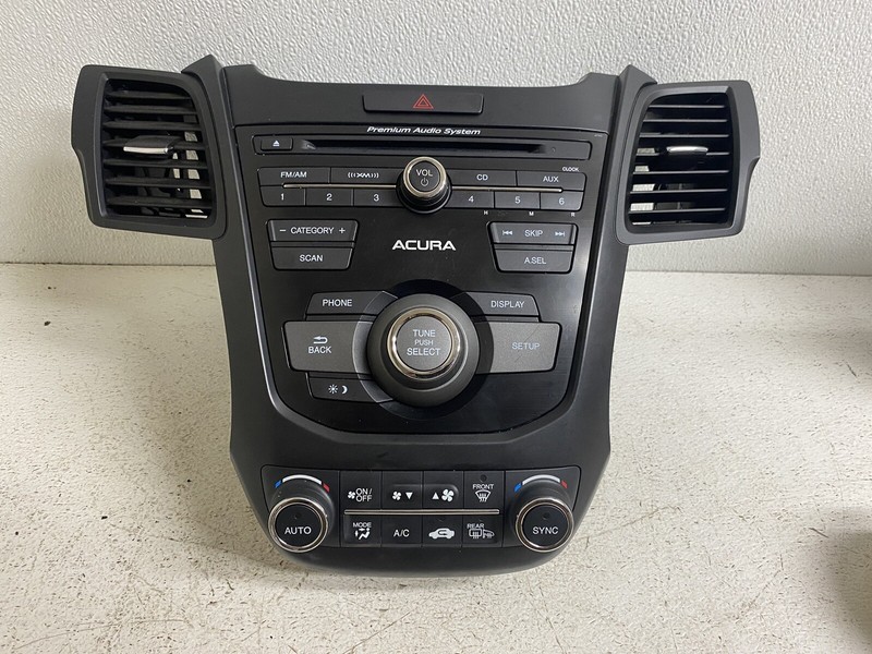 2013-2018 Acura RDX Radio Stereo HVAC Base Model 39100-TX4-A01 AMFM Tuner Oem