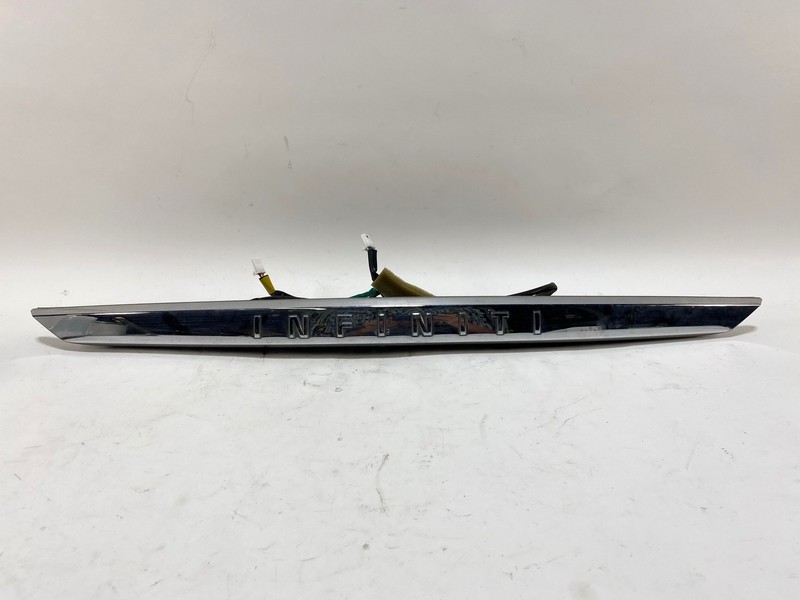 14-17 INFINITI Q50 TRUNK DECK LID LICENSE PLATE MOLDING W/ CAMERA & SWITCH OEM