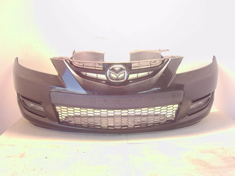 07-09 Mazda 3 Speed3 Hatchback Black Front Bumper Cover with Reinforcement