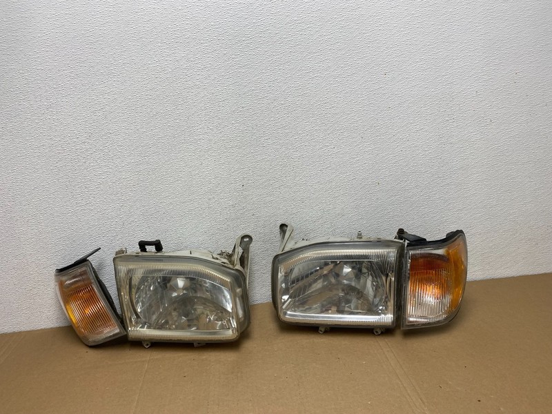 1999-2004 Nissan Pathfinder Left+Right Side Set Halogen Headlights Oem AC5565 DW
