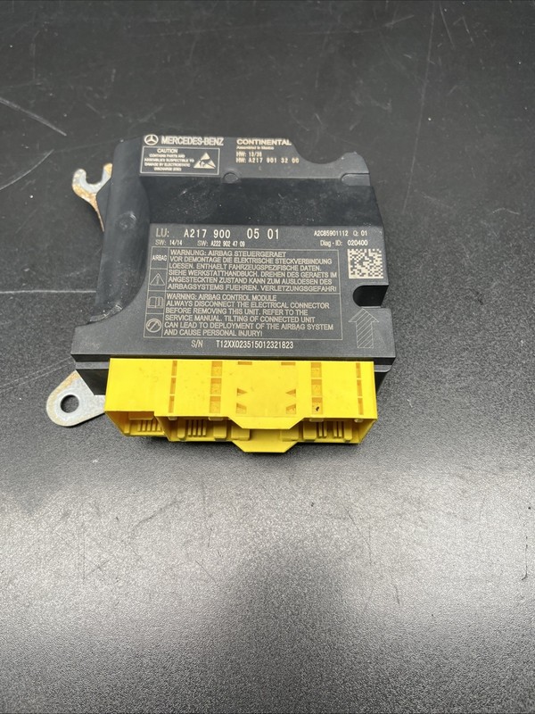 Bag Computer Control Module Ecu 2179000501 Mercedes S550 S65 S63 C217 2015-16