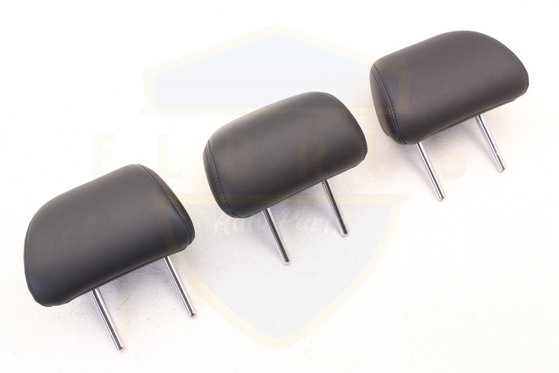 INFINITI Q50 14 15 16 17 18 19 20 21 REAR HEADREST SET LEATHERETTE BLACK OEM