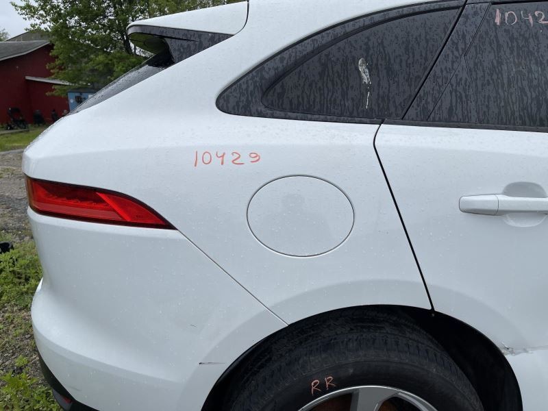 2017-20 JAGUAR F-PACE RIGHT QUARTER PANEL WHITE PC: 1AA AWD 47K -PREMIUM- 47040