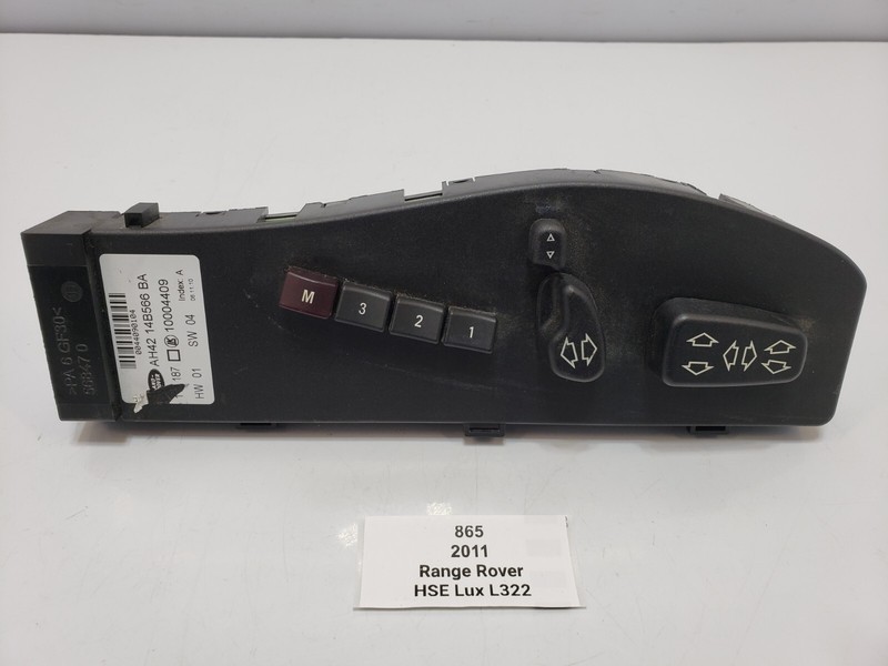 ✅ 2007-2012 OEM Range Rover HSE L322 Front Right Passenger Seat Control Switch
