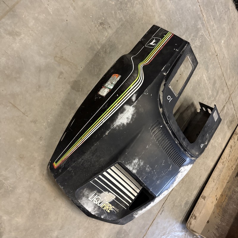 1980? JOHN DEERE LIQUIFIRE SNOWMOBILE HOOD M68212 #10