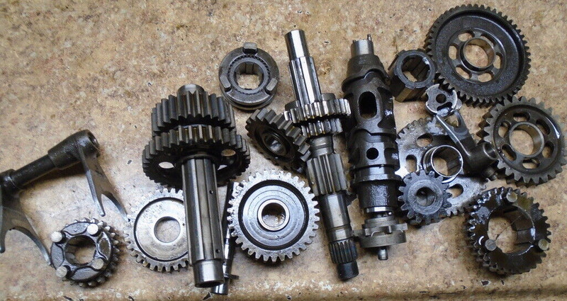 1987 Honda Fourtrax TRX350 TRX 350 ATV Engine Transmission Gears Shift Fork Drum