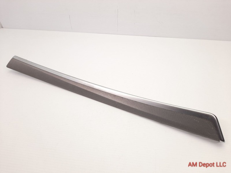 2011 BMW 535i 528i 550i F10 Front Right Door Trim Aluminum Hexagon 51428050164