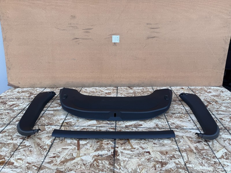 NISSAN 370Z COUPE 2009-2021 OEM TRUNK LID CENTER LEFT RIGHT TRIM PANEL COVER SET