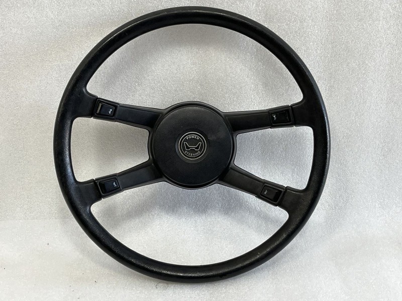 1979 1980 1981 HONDA ACCORD SEDAN STEERING WHEEL BLACK VINYL
