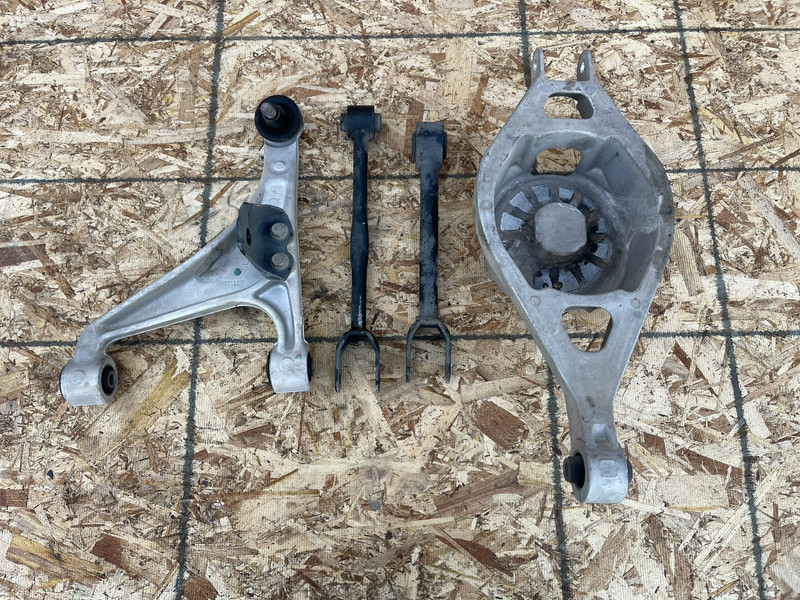 NISSAN 370Z 2009-2021 OEM REAR RIGHT PASSENGER UPPER LOWER CONTROL ARM ARMS SET