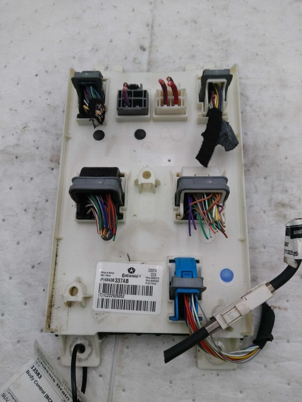 2020 Jeep Grand Cherokee Body Control Module OEM 68438337AB Used 101K Miles