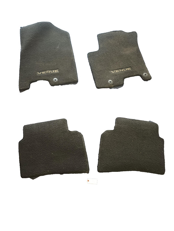 2020-2024 HYUNDAI VENUE Front & Rear Floor Carpet Mats 4PC OEM 1.6L FWD
